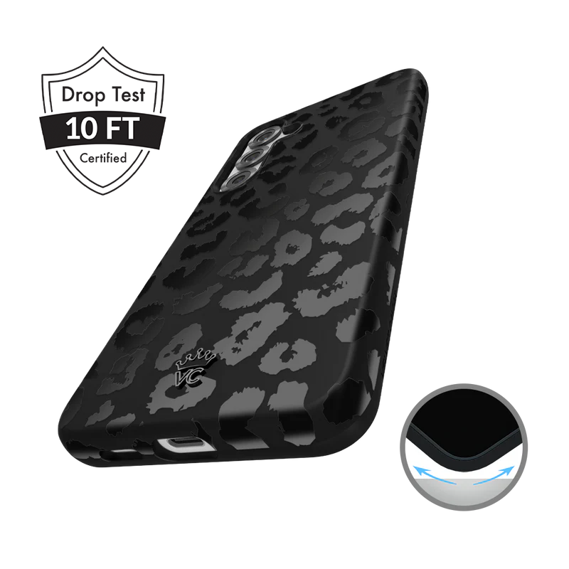 Black Leopard Samsung Case - Thumbnail 3