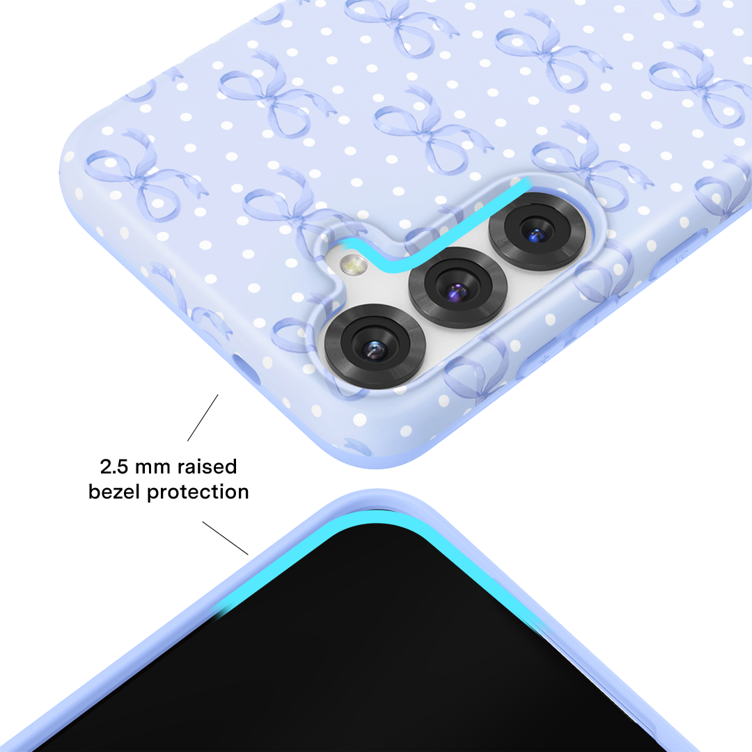 Lovely Blue Bows Samsung Case - Thumbnail 3