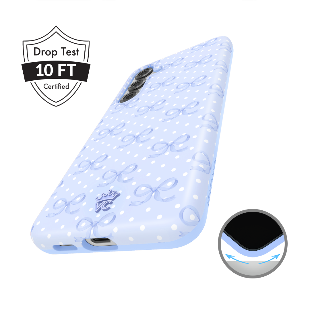 Lovely Blue Bows Samsung Case - Thumbnail 5
