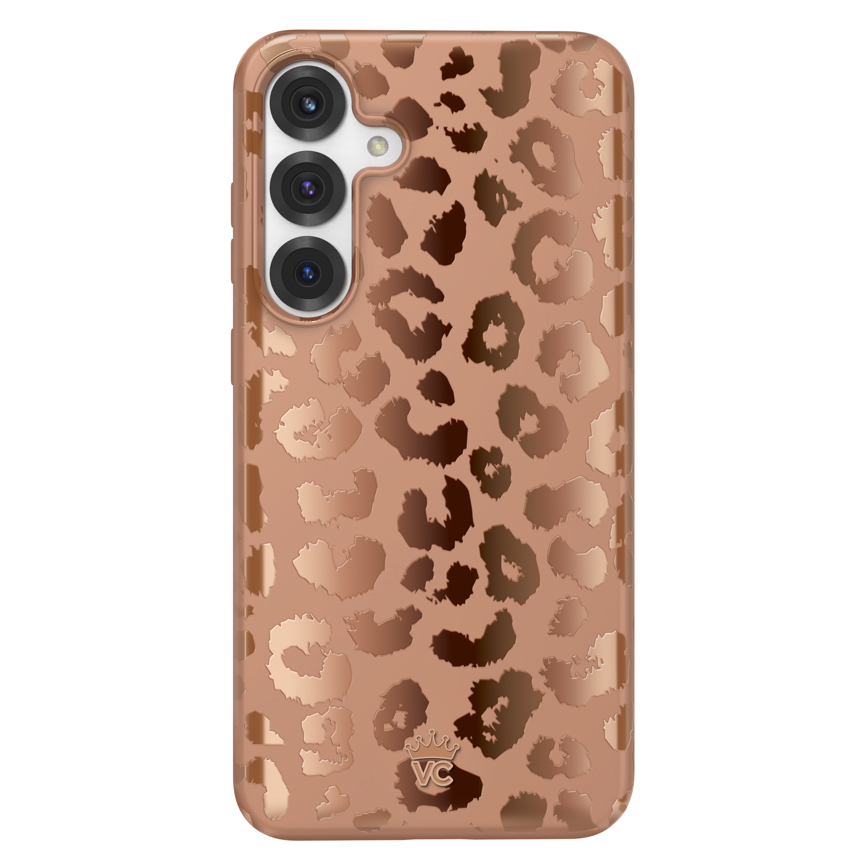 Bronze Chrome Leopard Samsung Case - Thumbnail 3