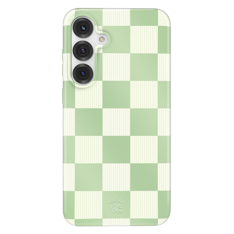 Pistachio Vibe Checkered Samsung Case