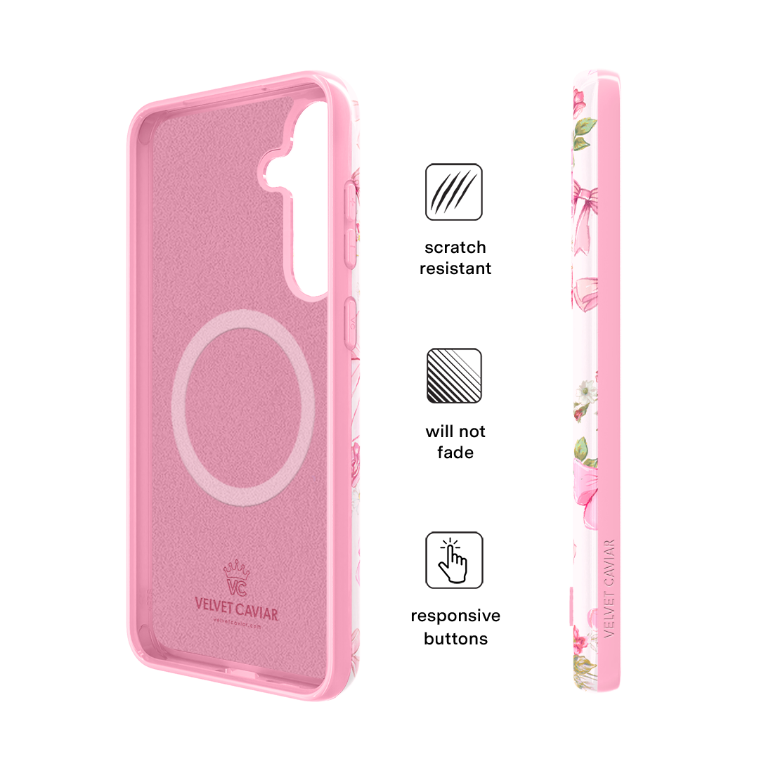 Posie Pink Bow Samsung Case - Thumbnail 3