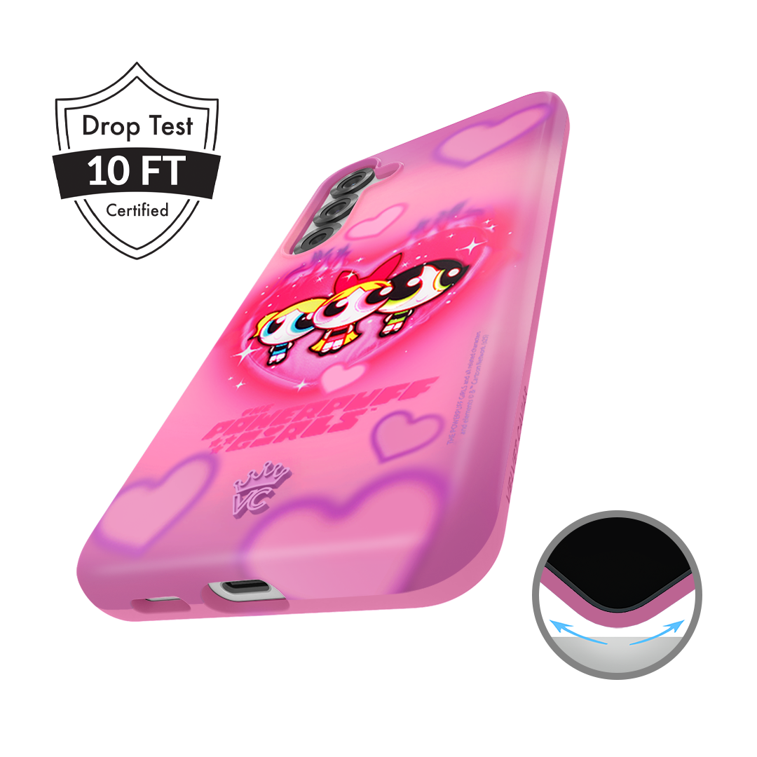 The Powerpuff Girls Airbrush Hearts Samsung Case