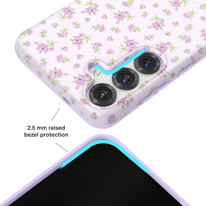 Dainty Lilac Floral Samsung Case