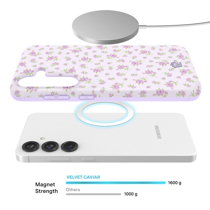 Dainty Lilac Floral Samsung Case