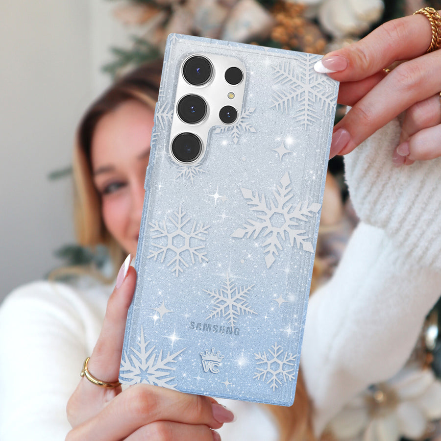 Snow Angel Glitter Samsung Case lifestyle