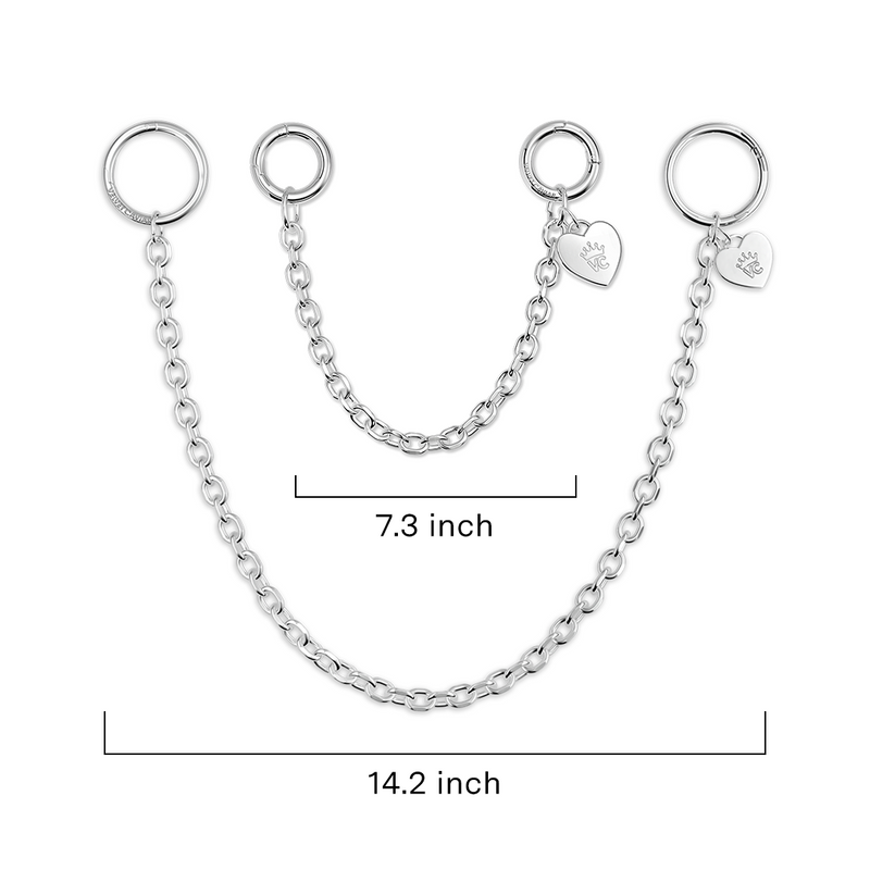 Small Silver Bag Chain