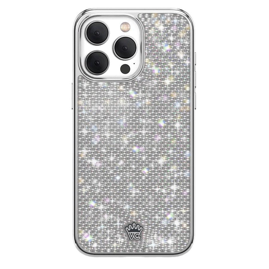 Chrome Caviar Crystals iPhone Case