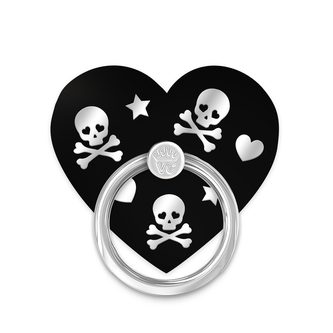 Chrome Skulls Phone Ring