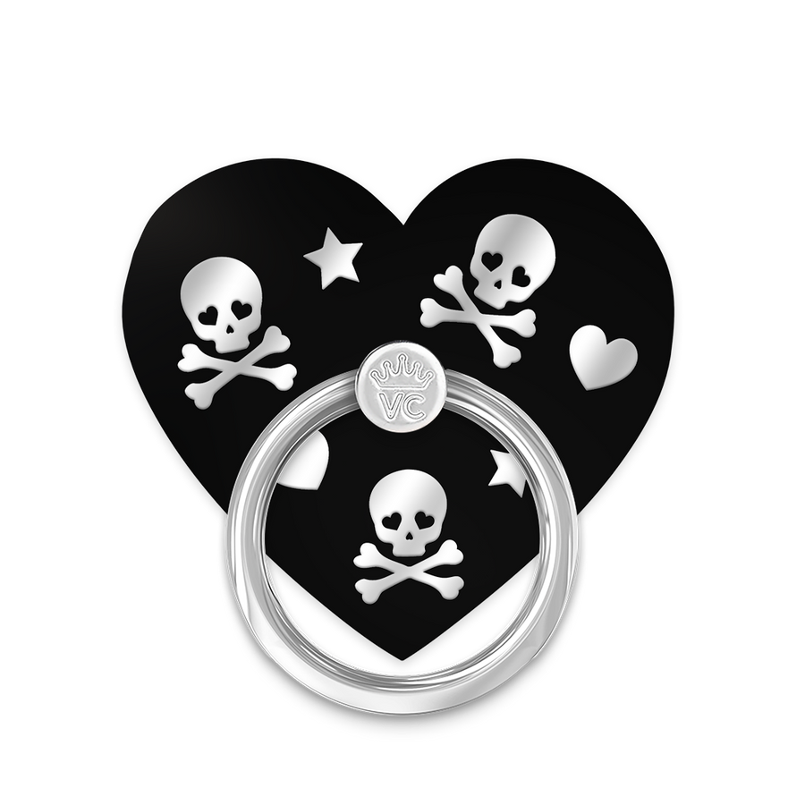 Chrome Skulls Phone Ring