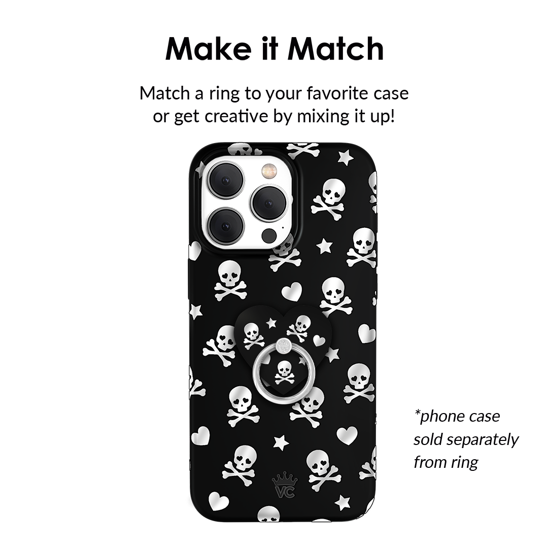 Chrome Skulls Phone Ring - Thumbnail 2