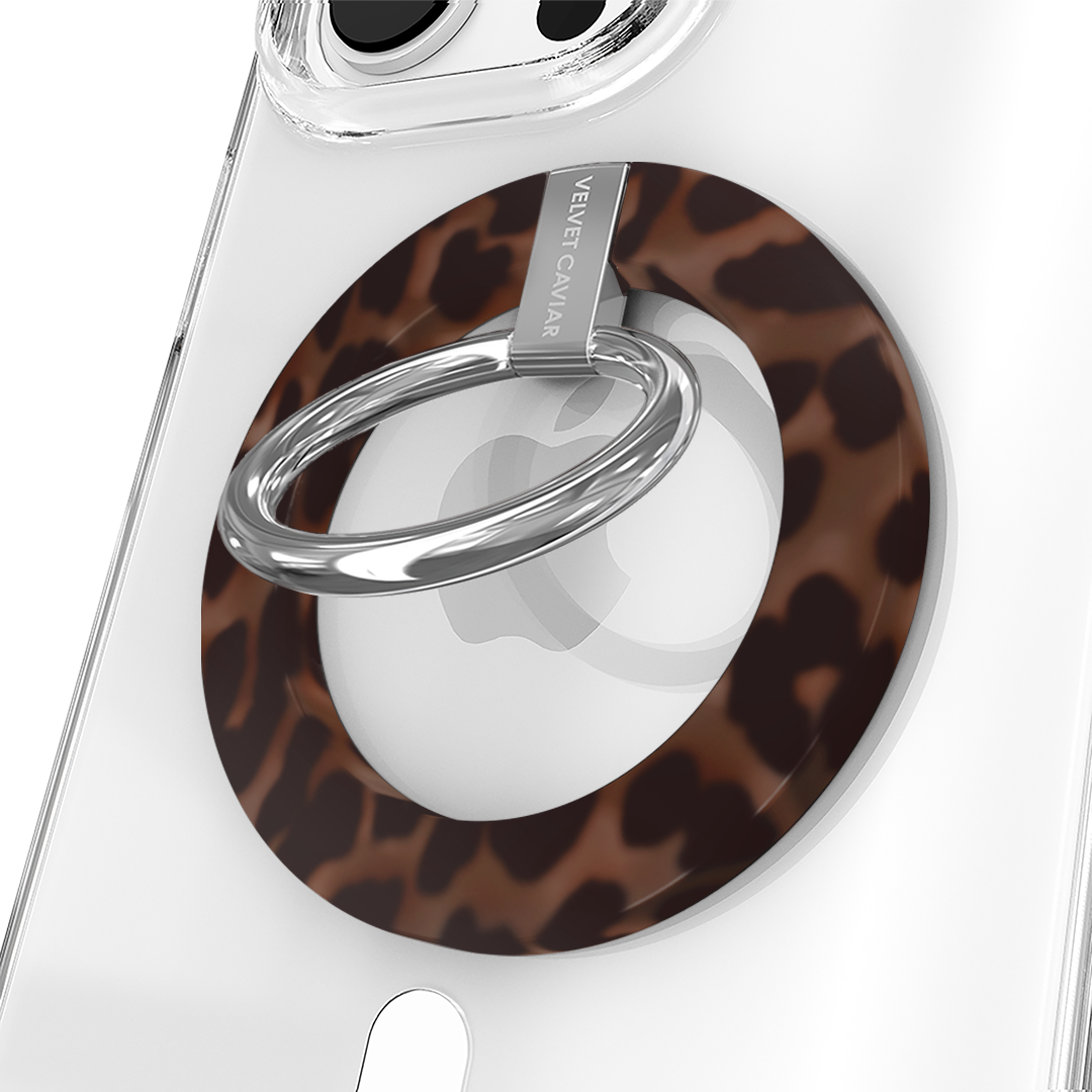 LITICIA レチシア　Ring-VELVET （BLK） It Girl Leopard MagSafe Grip Ring