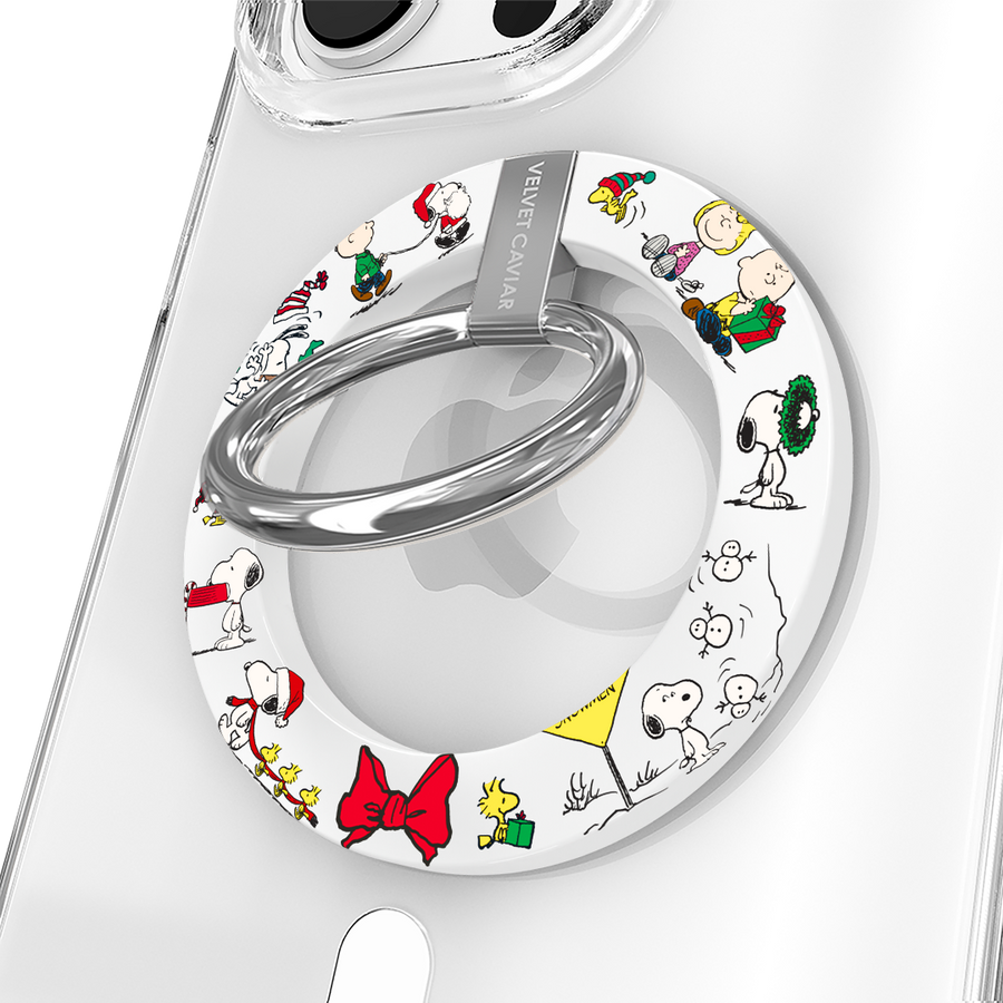 Snoopy Christmas Glitter MagSafe Grip Ring