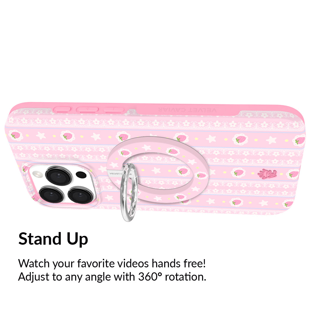 Strawberry Macaron MagSafe Grip Ring - Thumbnail 2