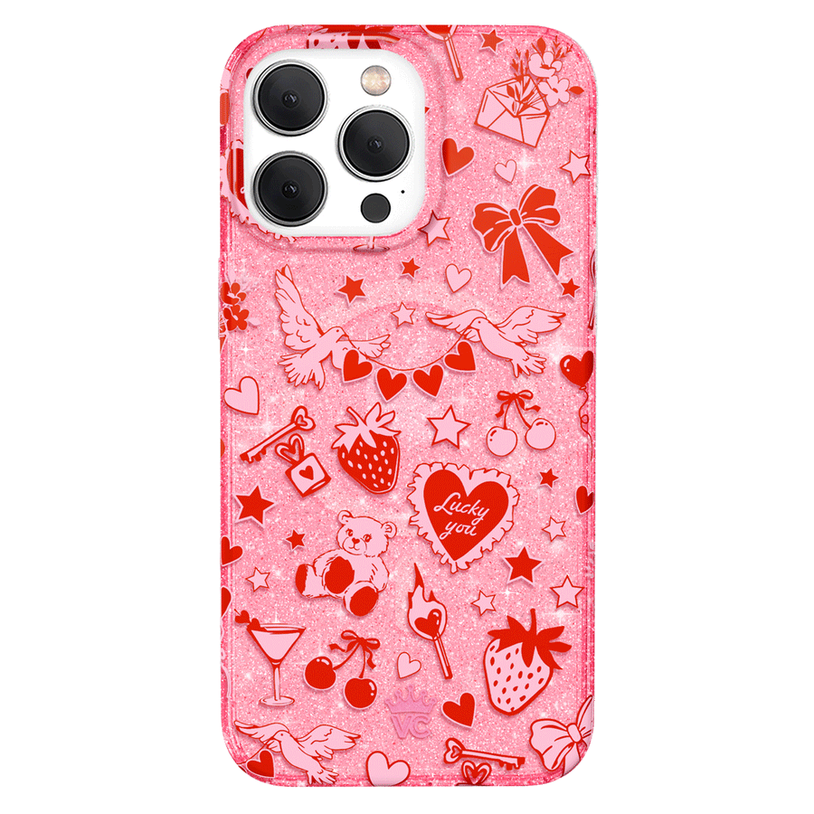 Be Mine Glitter iPhone Case