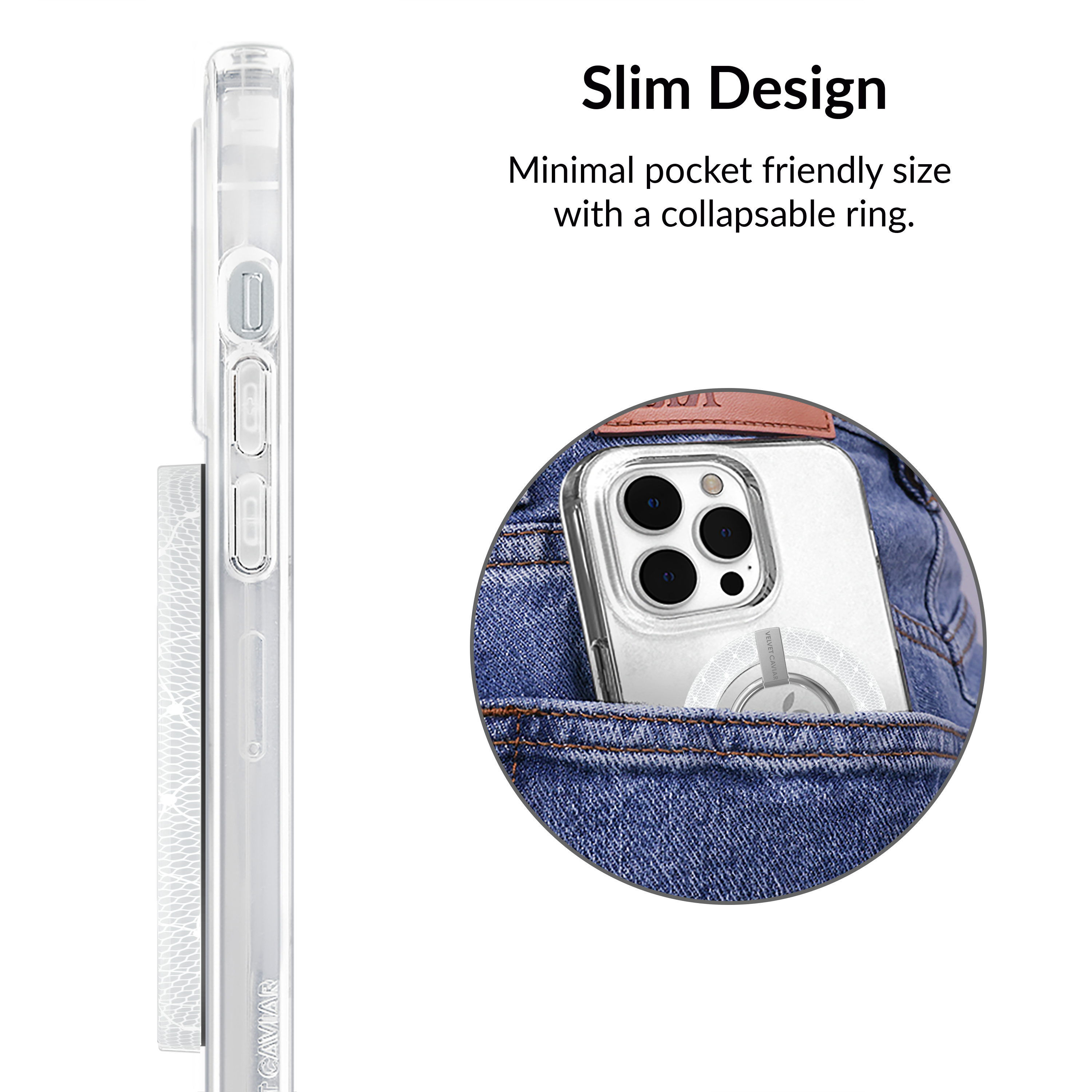 Vintage Lace Bows MagSafe Ring - Thumbnail 2