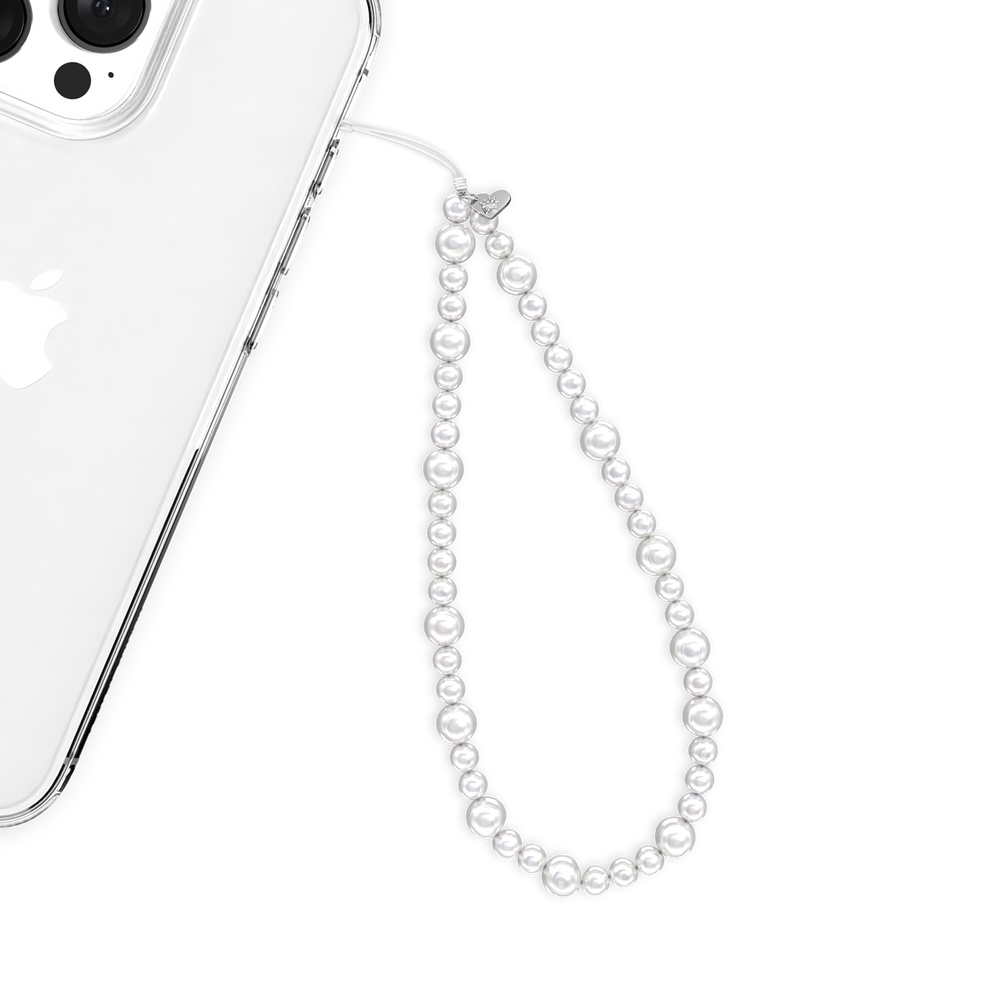 White Pearl Phone Charm White Pearl Phone Charm