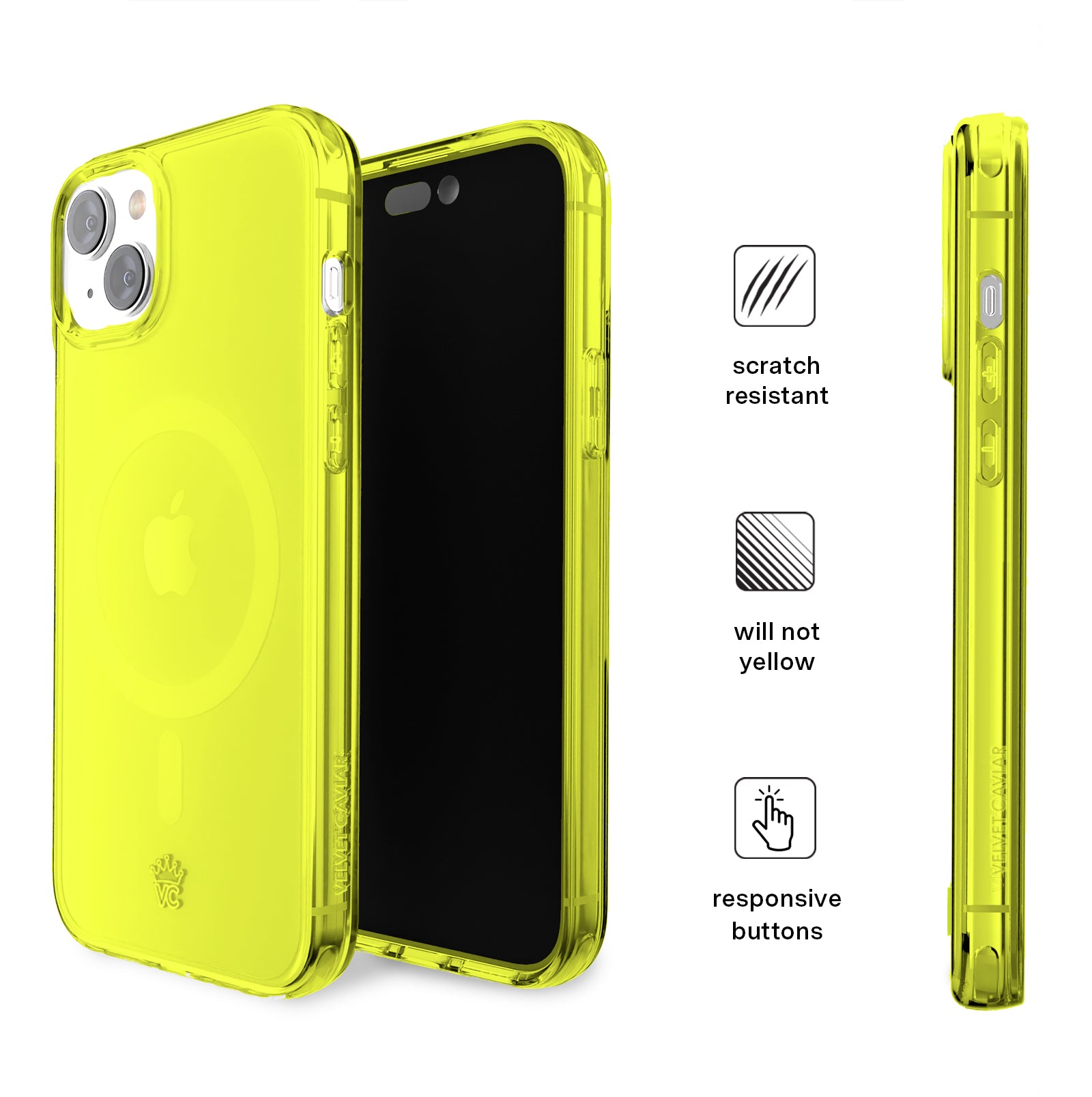 ForCOLOR Plastic Eraser - Neon Yellow – Case for Making