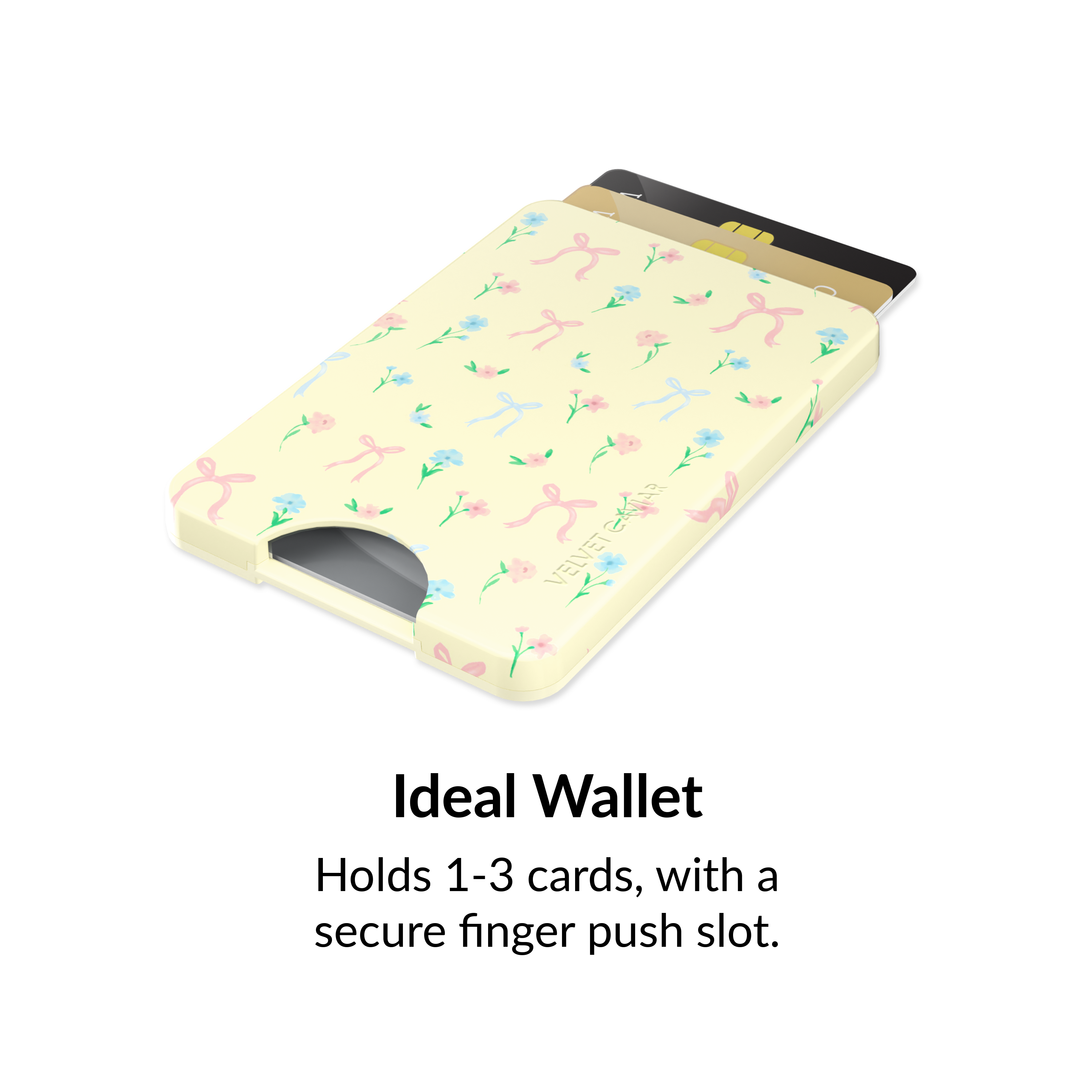 VELVET CAVIAR Buttercup Bows MagSafe Wallet - Thumbnail 3