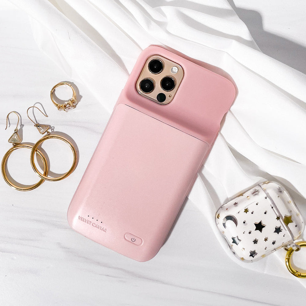 Pink iPhone Charging Case iPhone 12 Pro Max