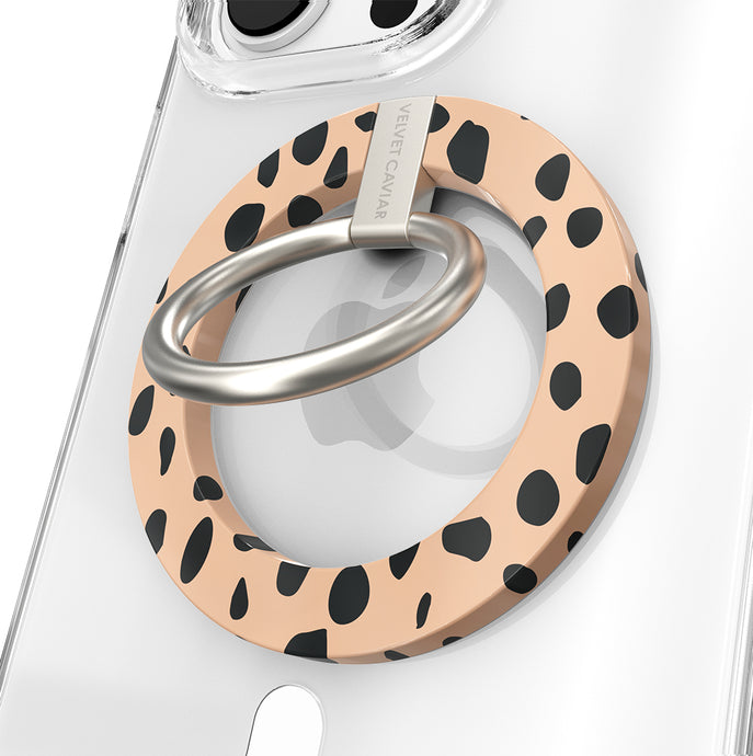 Spotted Cheetah MagSafe Grip Ring