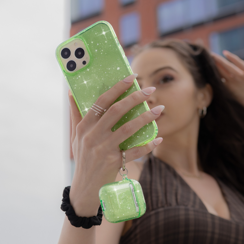 Lime Stardust Airpod Case – Velvetcaviar.com