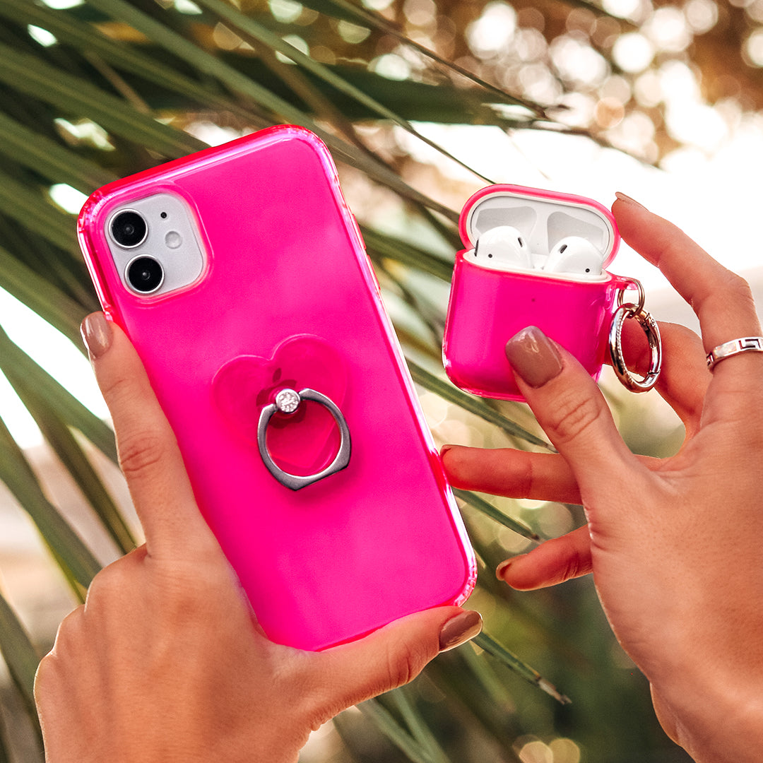 Neon Pink Phone Ring –