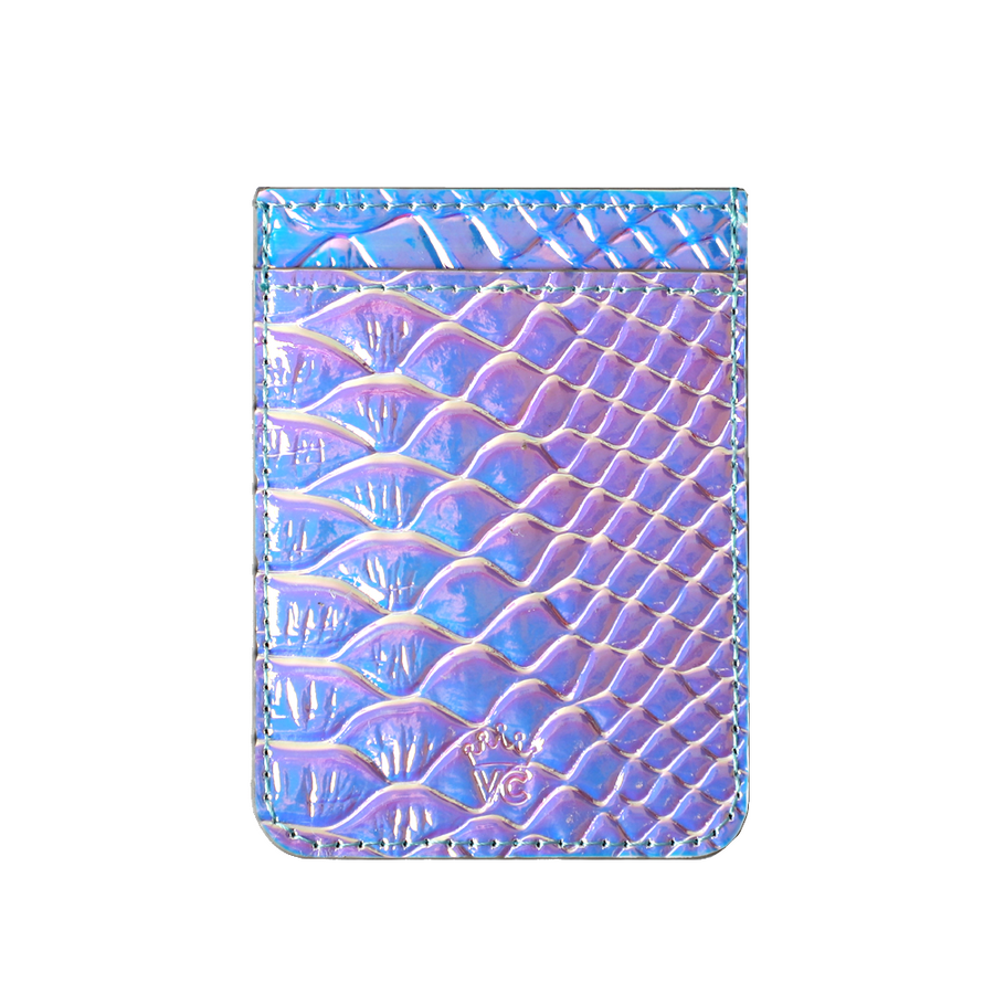 Iridescent Snakeskin Phone Wallet