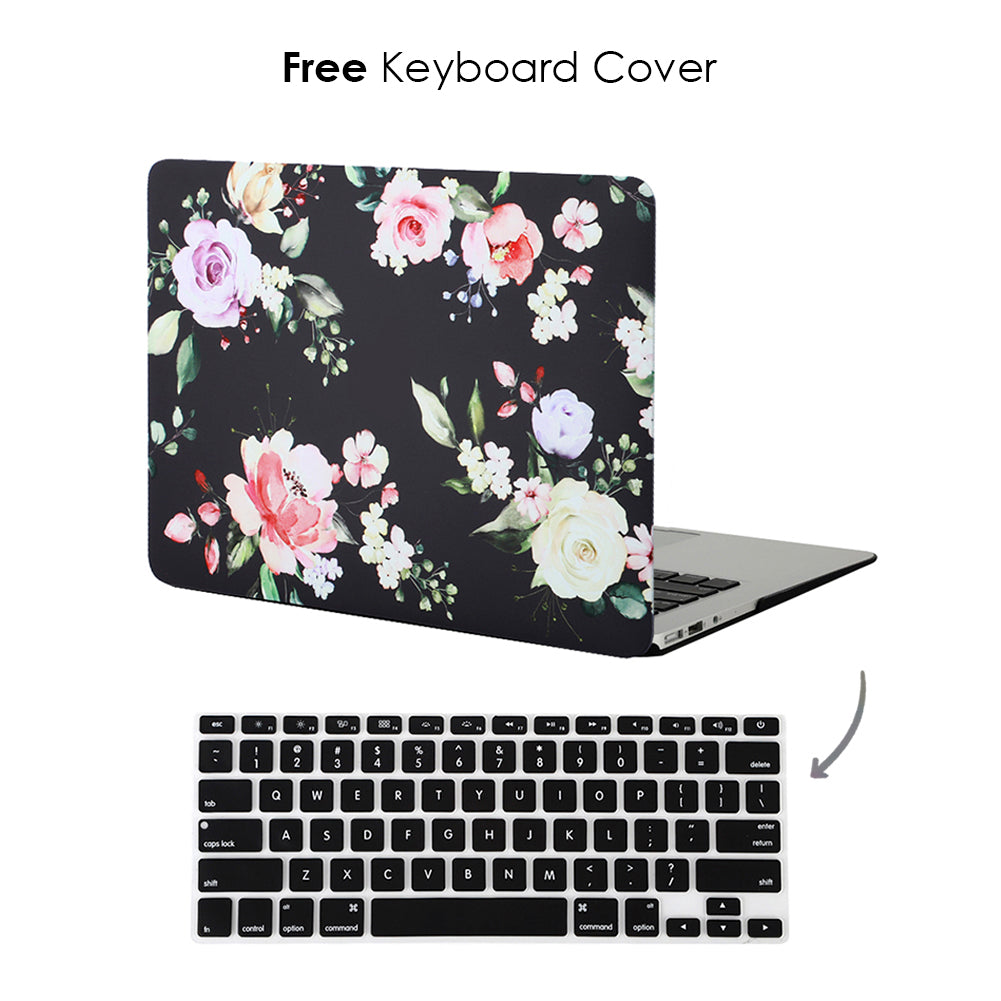 Flower macbook air case best sale