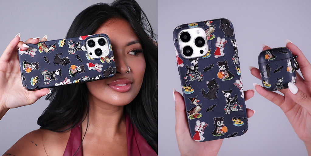 Spooky Baby Animals AirPods Phone Case, for Airpod Phone Case, by Velvet Caviar