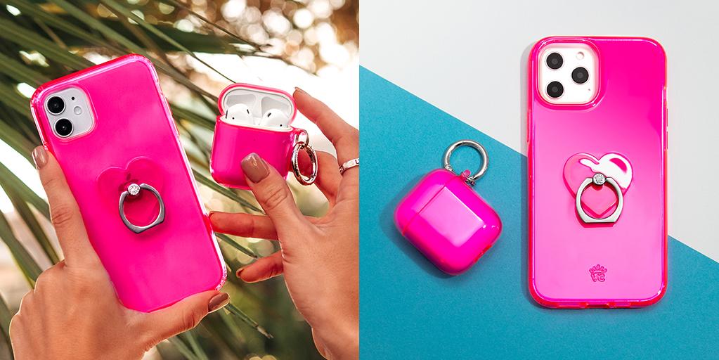 Iridescent Pink LV iPhone case – GlamourDollShopco