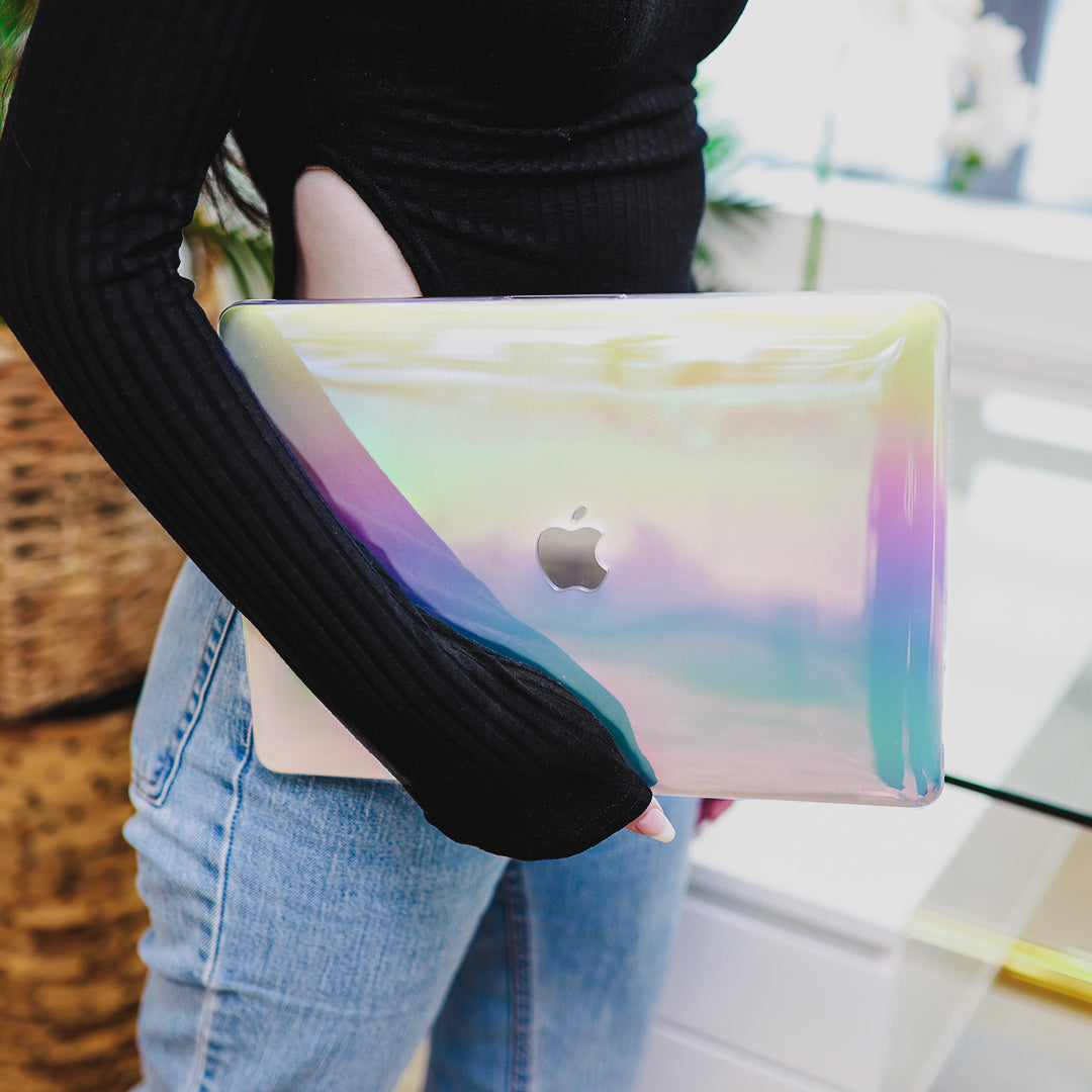 White Opal MacBook Case
