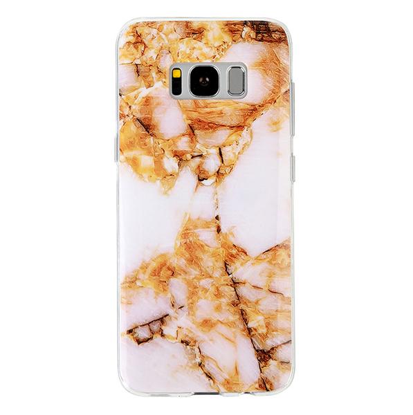 Amber Gold Marble Samsung Case