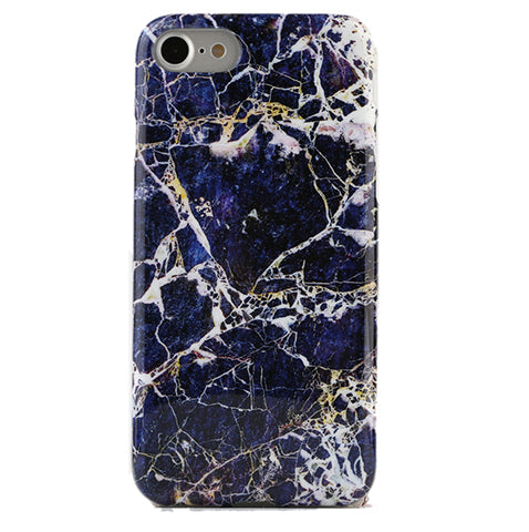 Midnight Gold Marble iPhone Case