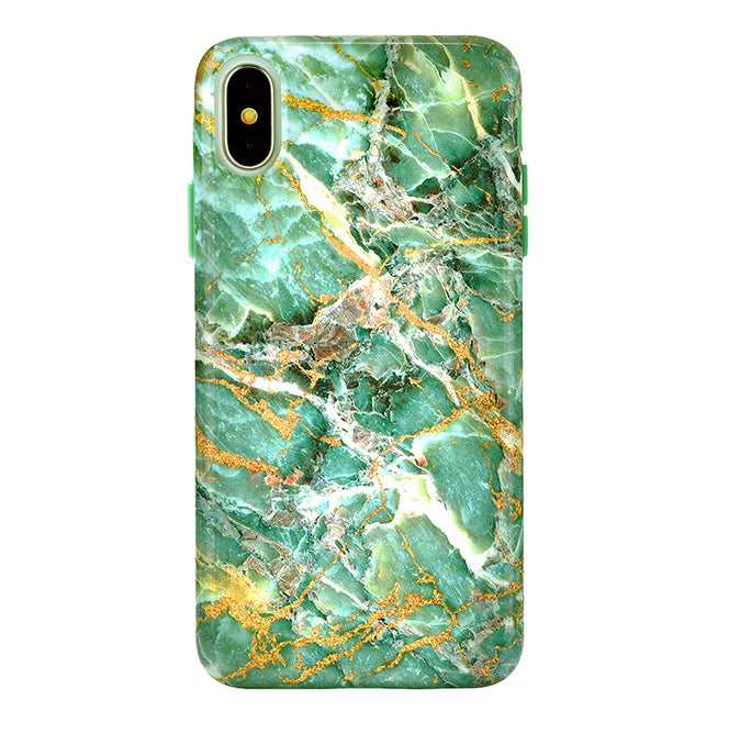 Green Emerald Marble iPhone Case - Main Image