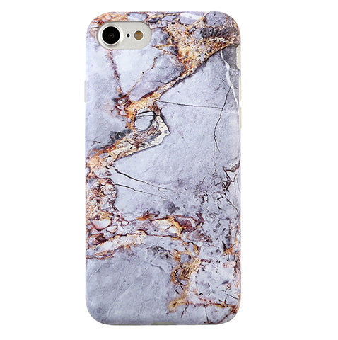 Gray & Gold Marble iPhone Case