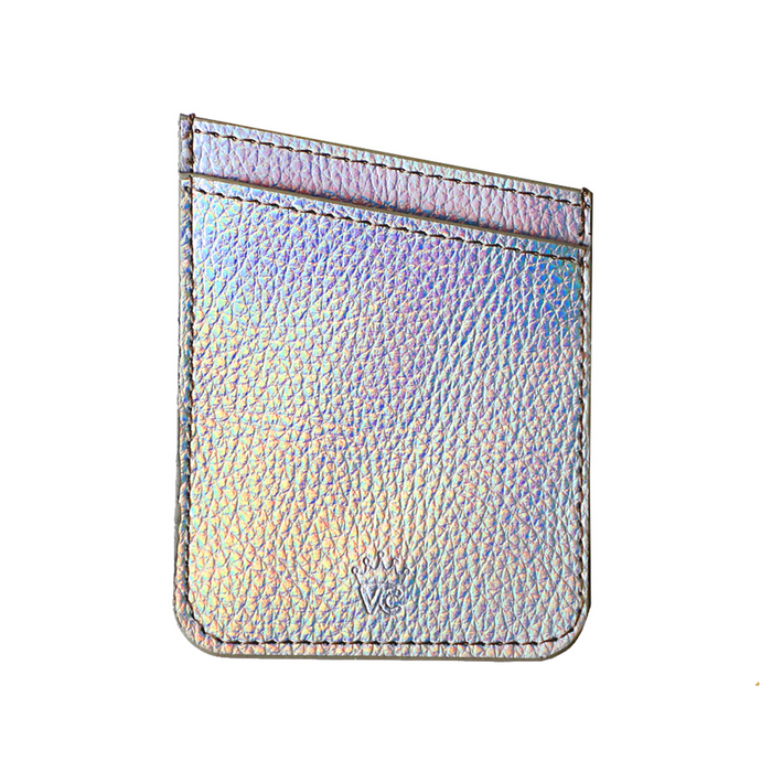 Silver Holo Phone Wallet