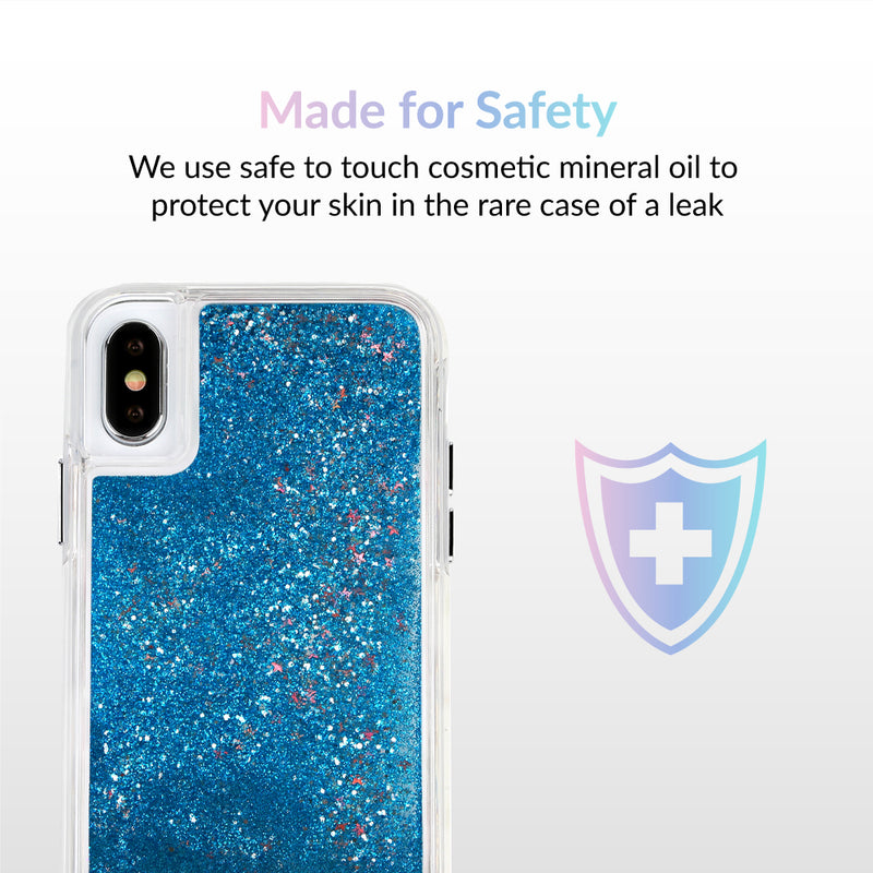 Glitter Waterfall Phone Case Pink