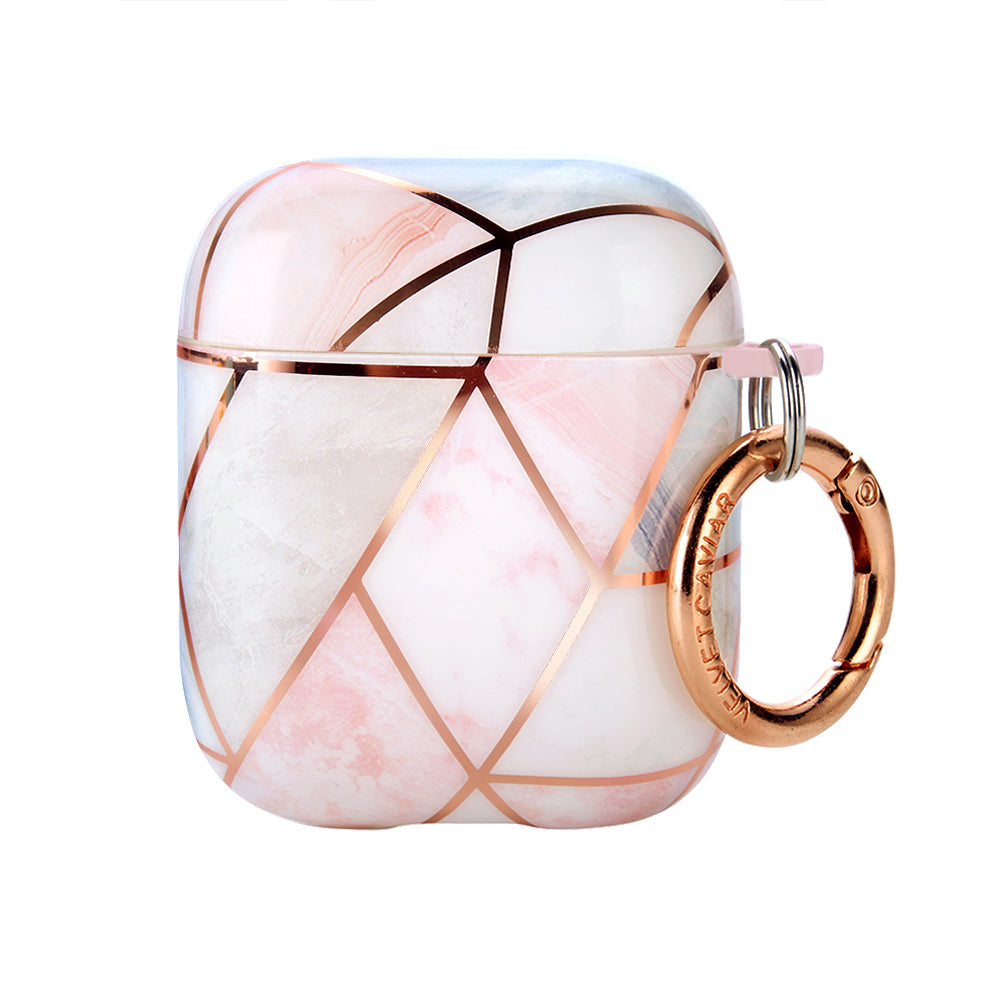 Geometric Marble Airpods Case –