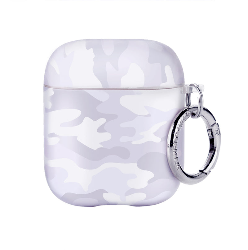 White Clouds Camo Airpods Case - Main Image