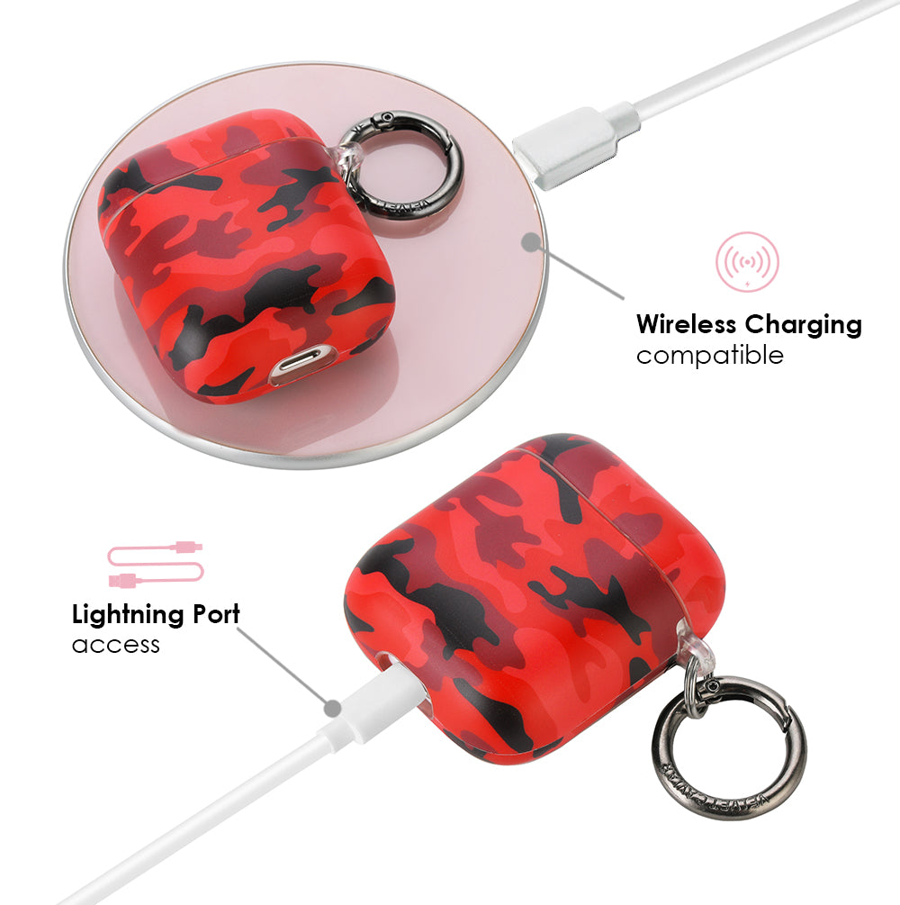 Accessories, Red Camouflage Aape Supreme Airpods Pro Case