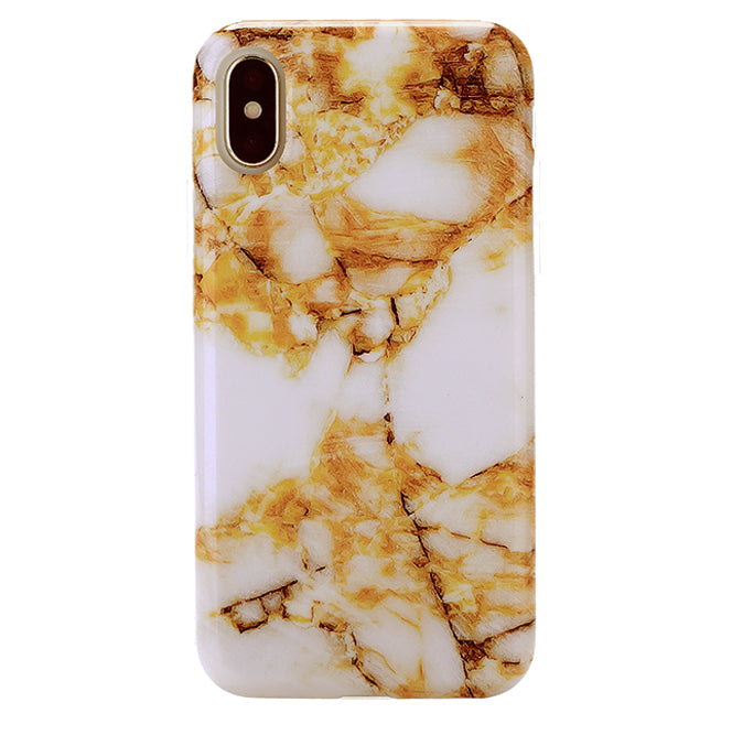 Amber Gold Marble iPhone Case