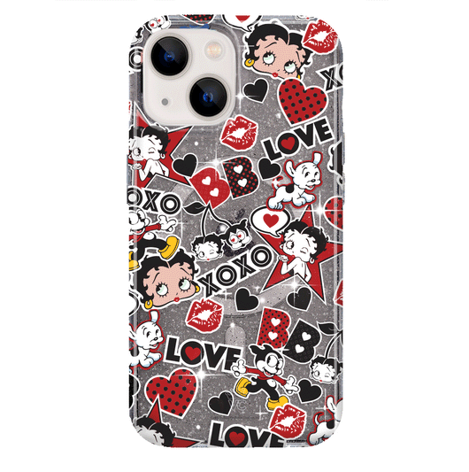 Betty Boop Sassy Glitter iPhone Case –