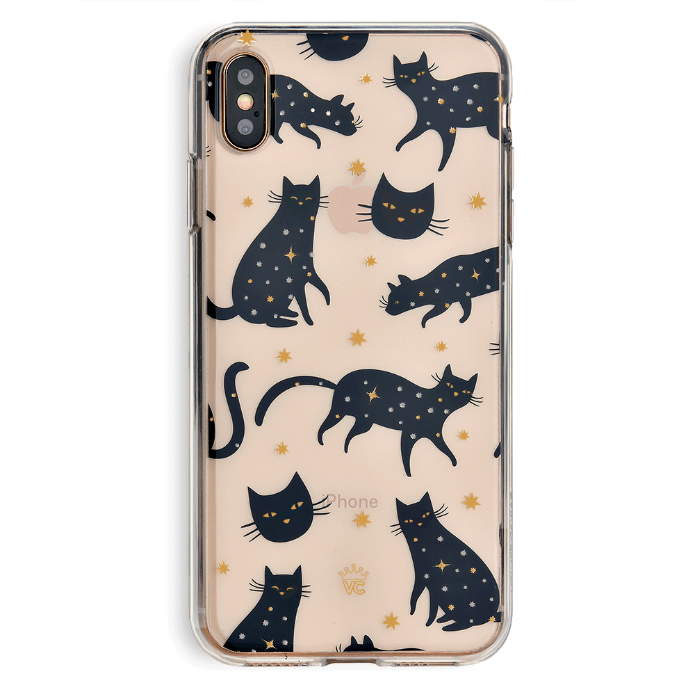 Black Cat Clear iPhone Case iPhone 11 Pro Max Black Cat Clear iPhone Case iPhone 11 Pro Max