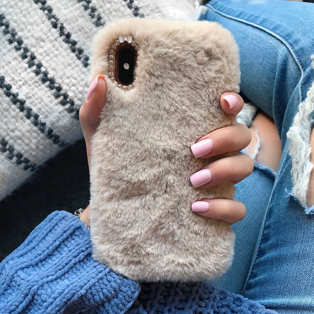 iPhone 7 Beige Fur Cute Phone Case | Velvet Caviar iPhone 7 Beige Fur Cute Phone Case | Velvet Caviar