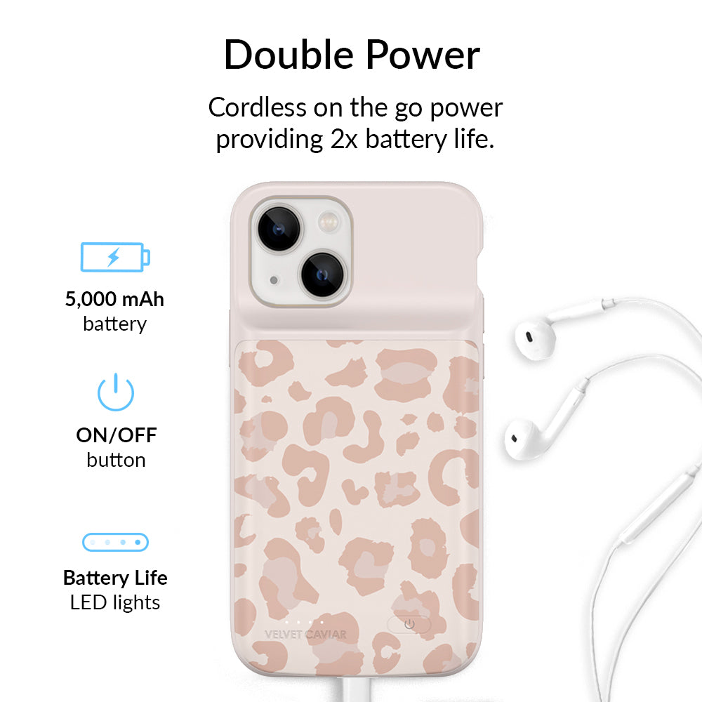 Blush Leopard iPhone Charging Case iPhone 12 Pro Max Blush Leopard iPhone Charging Case iPhone 12 Pro Max