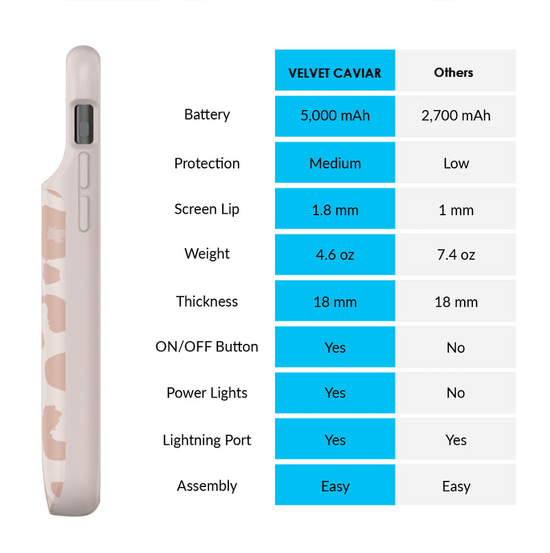 Blush Leopard IPhone Charging Case