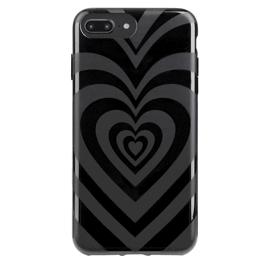 Black Heart Phone Charm by Velvet Caviar