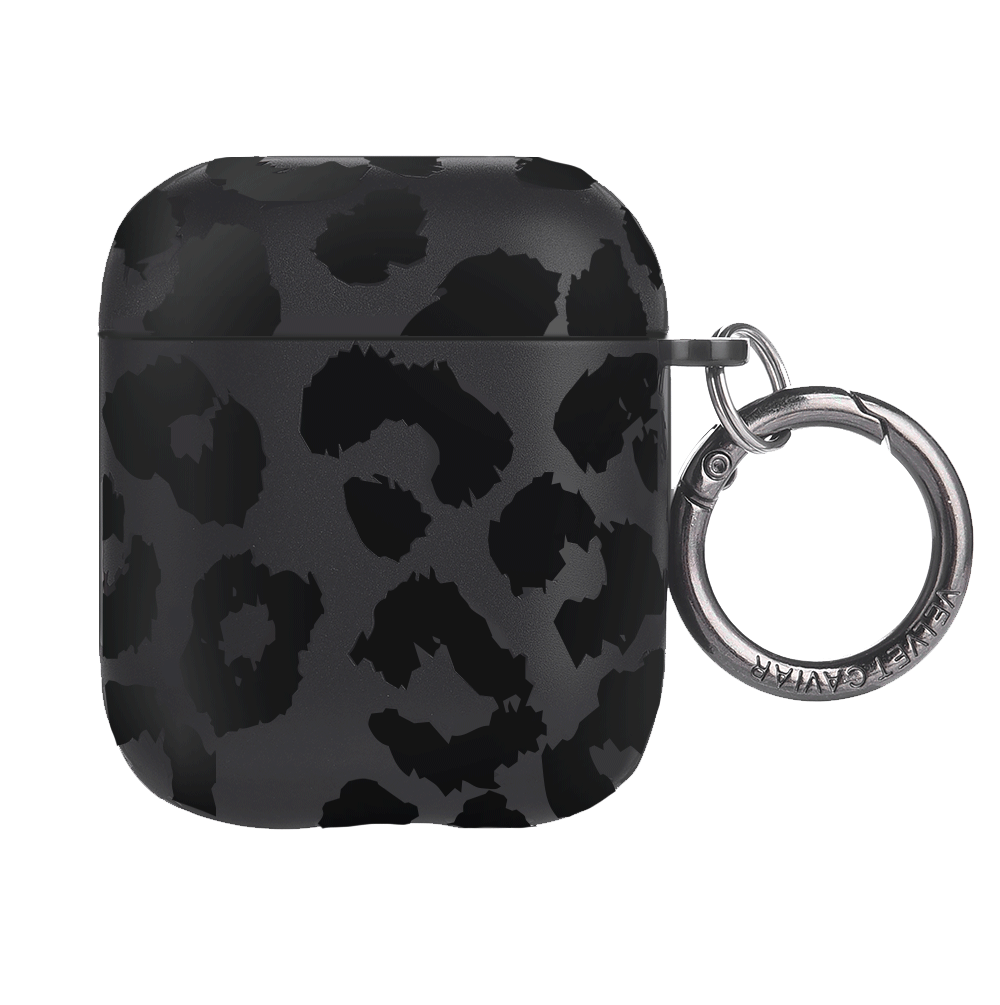 Black Quilted Caviar Airpods Pro Case Gold Hardware, 2020