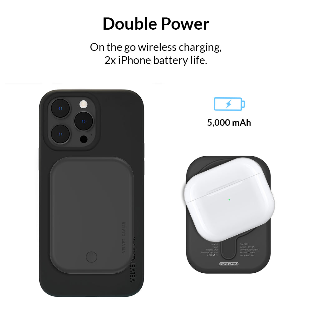 2023 Thin Slim Mini Magnetic Wireless Chargers Power Bank 5000mAh for Apple Magsafe  Battery Pack iPhone 14 PRO Max - China Power Bank and iPhone Battery Pack  price